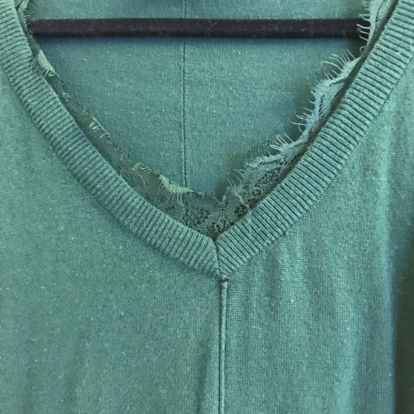 Ryan Wythe Dark Green Exposed Seem Sweater - Picture 5 of 5